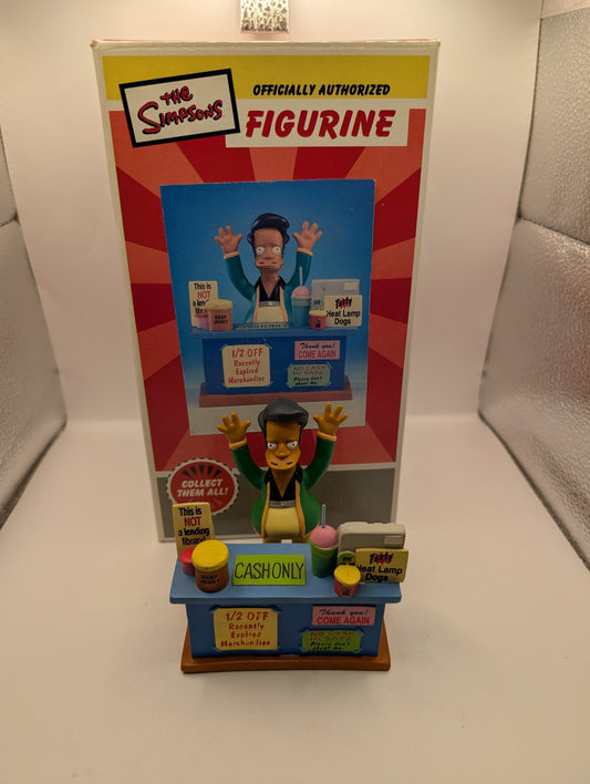 The Springfield Citizens Sculpture Collection “ Thank You, Come Again!” APU with box FRENLY BRICKS - Open 7 Days