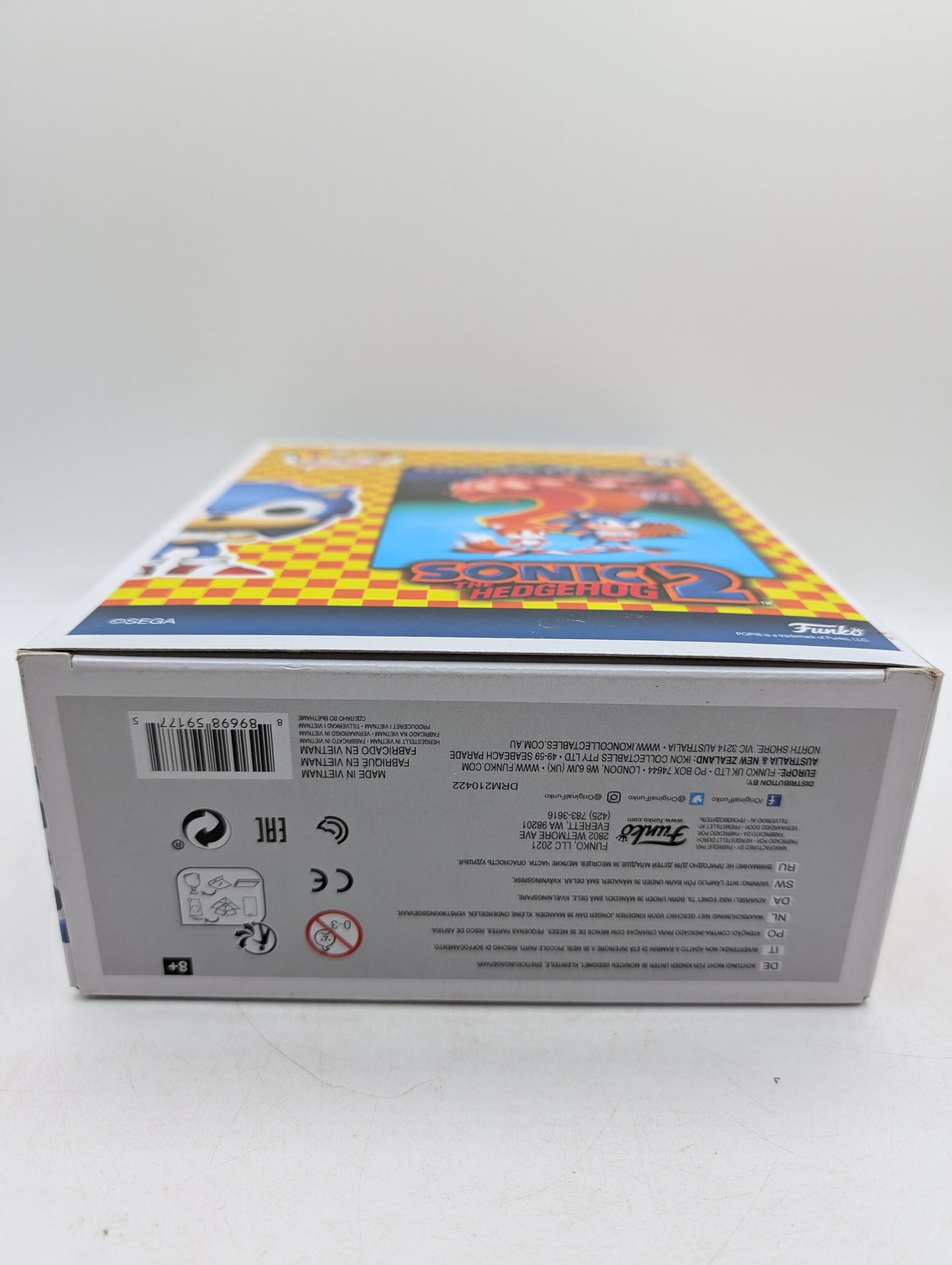 Funko Pop! Games Sonic The Hedgehog #01 Game Cover Special Edition Vinyl Figure