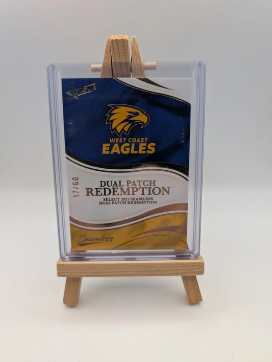 2025 AFL Select Seamless West Coast Eagles Set A Dual Patch Redemption /60 FRENLY BRICKS - Open 7 Days