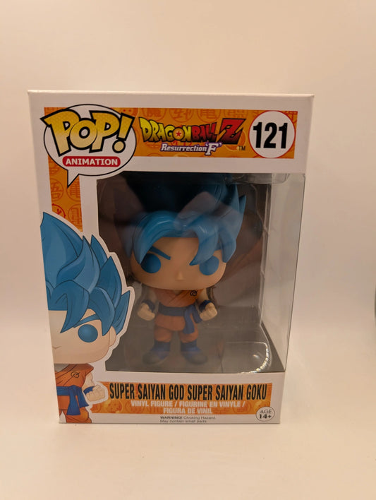Super Saiyan God Super Saiyan Goku 121 DBZ Funko Pop Vinyl FRENLY BRICKS - Open 7 Days