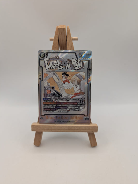Bulma/Son Goku : Childhood SB01-057 Gold Alternate Art Dragon Ball Manga Booster FRENLY BRICKS - Open 7 Days