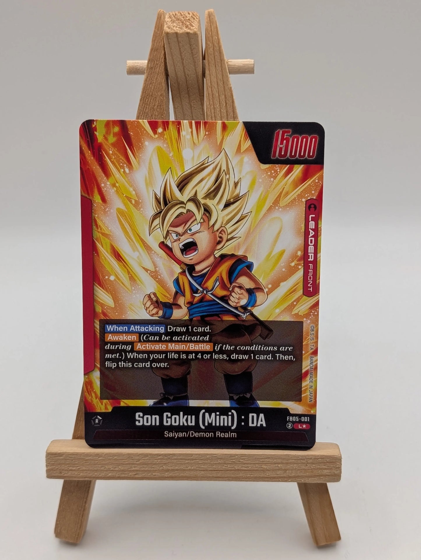 Son Goku (Mini) : DA (Alternate Art) Leader New Adventure FB05-001 NM Holo FRENLY BRICKS - Open 7 Days