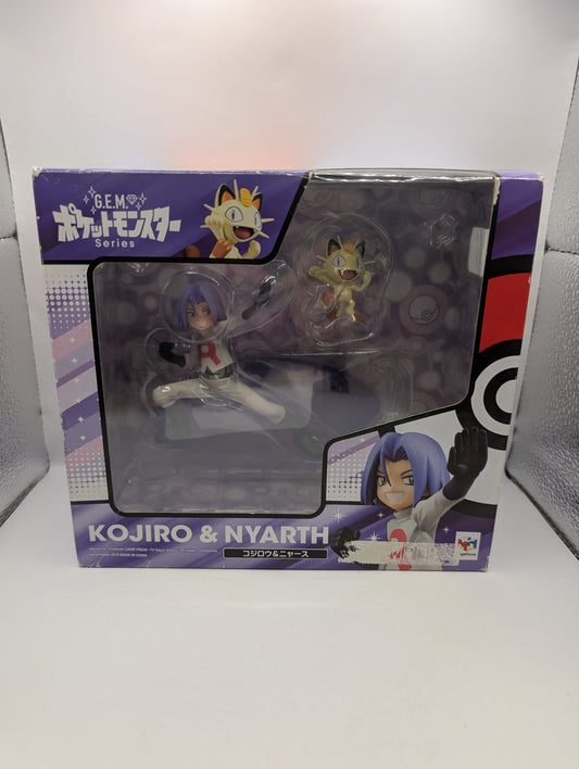 MEGAHOUSE Kojiro & Meowth G.E.M. Pokemon Japan *broken seal* FRENLY BRICKS - Open 7 Days