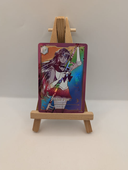 JIMMY CHOO x SAILOR MOON Collector Card - Sailor Pluto Rainbow FRENLY BRICKS - Open 7 Days