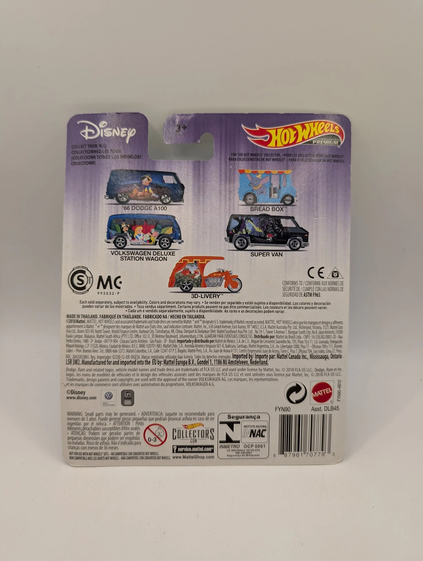 HOTWHEELS POP CULTURE WALT DISNEY'S - *SLEEPING BEAUTY* SUPER VAN #4/5 NEW! HTF FRENLY BRICKS - Open 7 Days