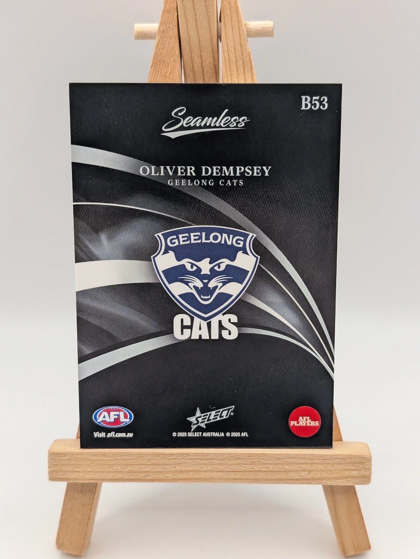 2025 Select AFL Seamless Black Oliver Dempsey /40 Geelong Cats FRENLY BRICKS - Open 7 Days