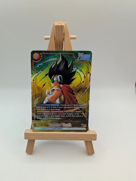 Vegeta : Youth (Alternate Art) | FB08-092 Super Rare | Saiyan's Pride | NM FRENLY BRICKS - Open 7 Days