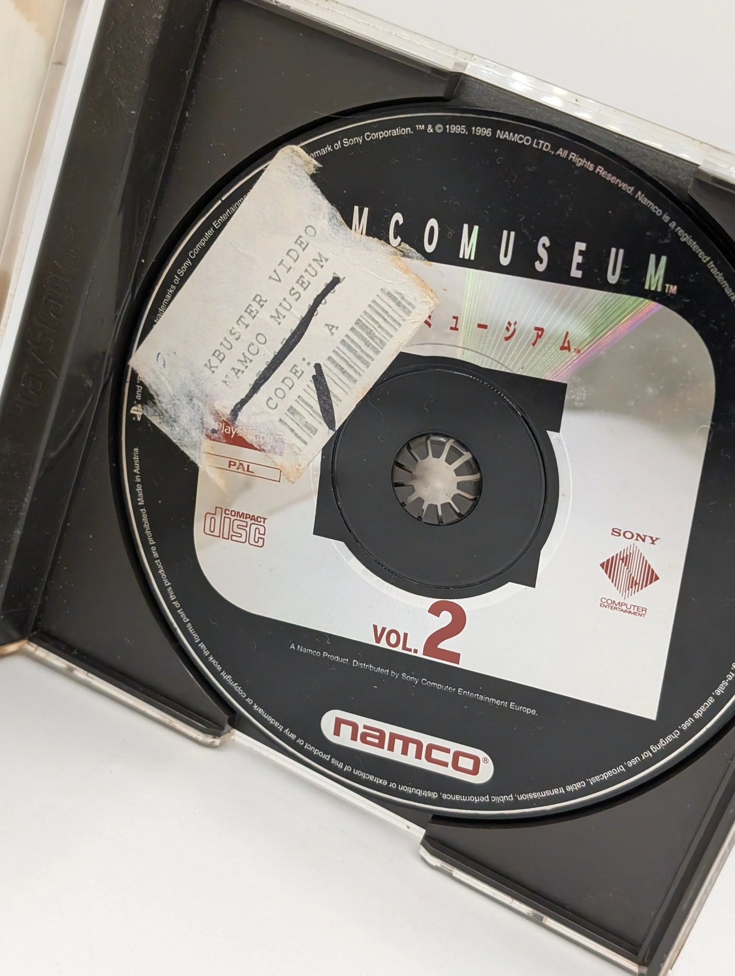 PS1/PLAYSTATION 1 Game - Namco Museum Vol. 1 (Pal) FRENLY BRICKS - Open 7 Days