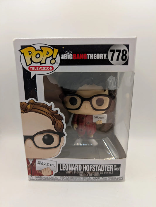 The Big Bang Theory Leonard Hofstadter Funko Pop Vinyl #778 FRENLY BRICKS - Open 7 Days