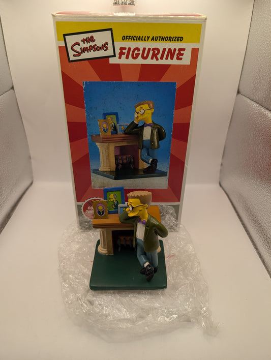 Simpsons Springfield Citizens Genius Sir Smithers Hamilton Collection Sculpture FRENLY BRICKS - Open 7 Days