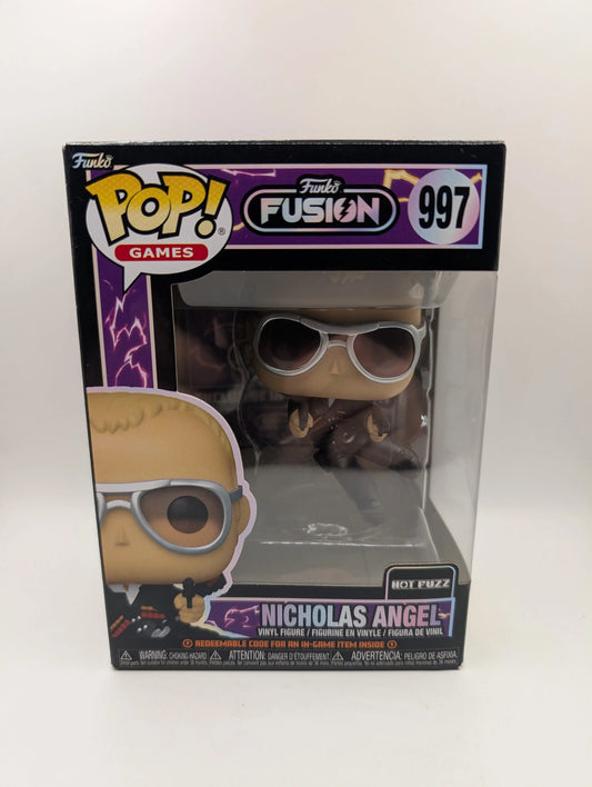 Funko Pop - Funko Fusion Nicholas Angel 997 - Hot Fuzz - Pop Games FRENLY BRICKS - Open 7 Days