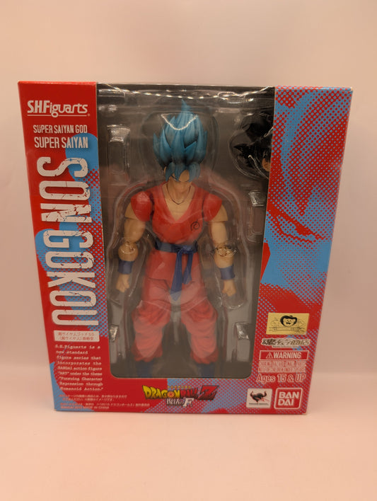S.H.Figuarts Dragon ball Z Super Saiyan God SS Goku FRENLY BRICKS - Open 7 Days