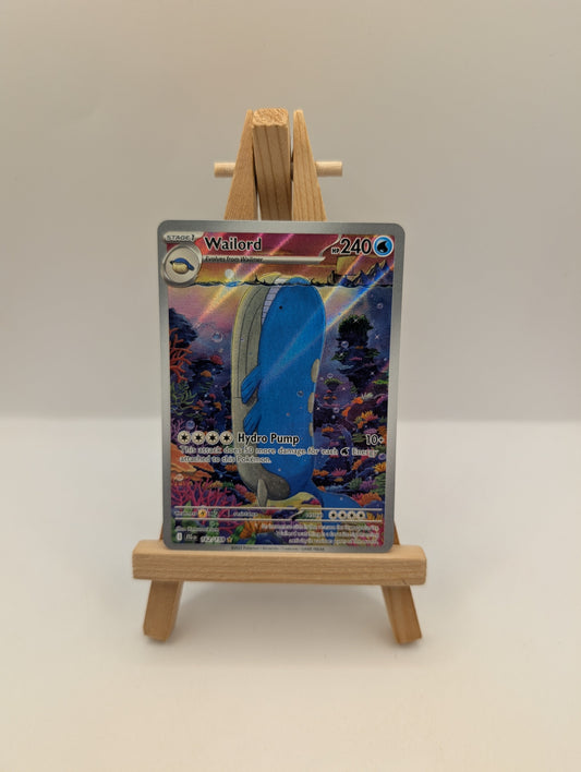 Wailord 162/159 Pokemon Journey Together Illustration Rare - NM FRENLY BRICKS - Open 7 Days