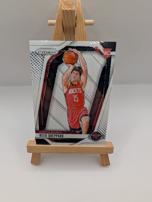 Reed Sheppard 2024-25 Prizm White Prizm RC #268 174/175 (BK627) FRENLY BRICKS - Open 7 Days