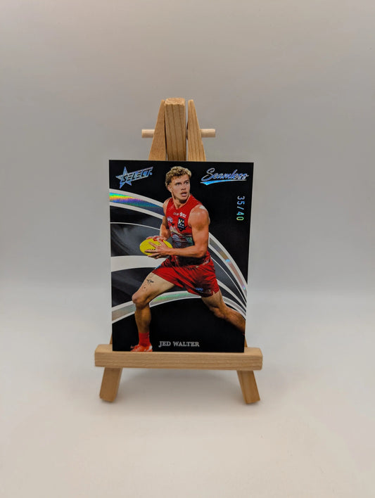 2025 Select Seamless Black Jed Walter /40 Gold Coast Suns FRENLY BRICKS - Open 7 Days
