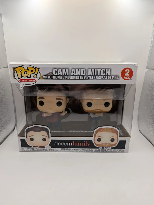 Funko Pop! Cam and Mitch 2Pack Exclusive TV Modern Family FRENLY BRICKS - Open 7 Days