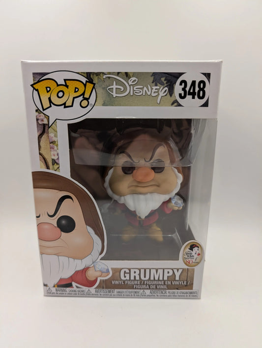 Grumpy - Funko Pop Vinyl Snow White and the Seven Dwarves #348- Vaulted FRENLY BRICKS - Open 7 Days
