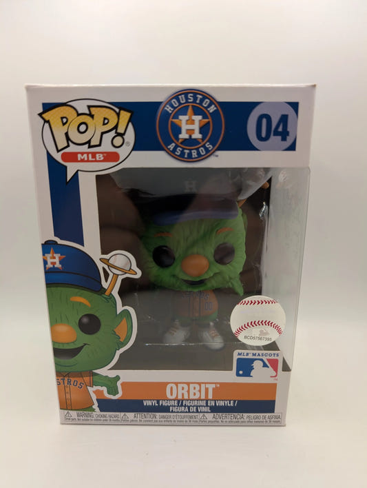 Funko POP! MLB Mascots Orbit #04 Houston Astros Vaulted Baseball Vinyl