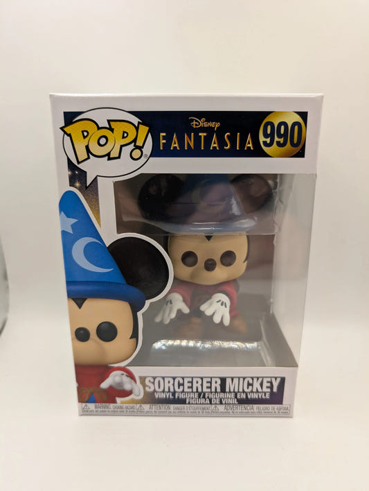 Sorcerer Mickey #990 Fantasia Disney Funko Pop Vinyl FRENLY BRICKS - Open 7 Days