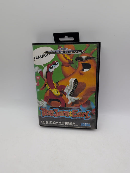 Sega Mega Drive Toejam and Earl Boxed PAL Version FRENLY BRICKS - Open 7 Days
