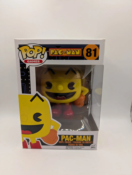 Pac Man Pop 81 - Pac-Man Funko Pop! 2016 - Vaulted FRENLY BRICKS - Open 7 Days