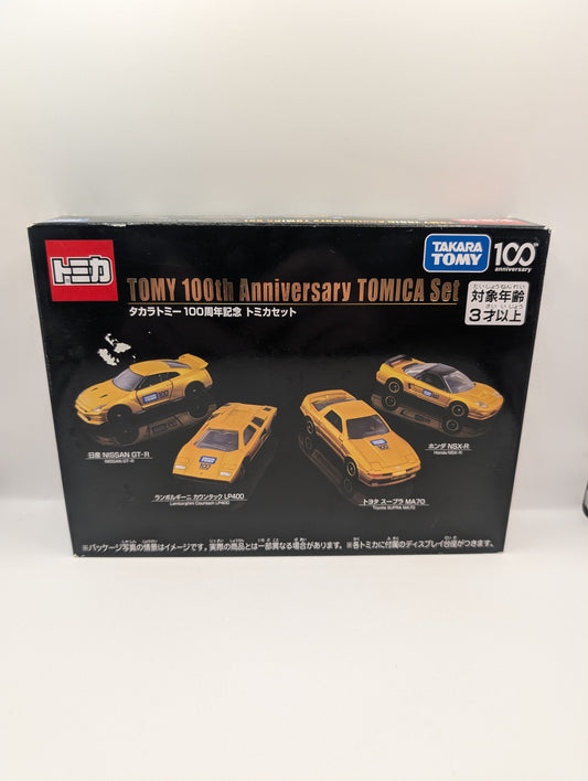 TAKARA TOMY 100th Anniversary TOMICA Set GT-R LP400 SUPRA MA70 NSX-R FRENLY BRICKS - Open 7 Days