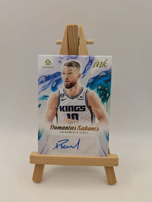 2022-23 DOMANTAS SABONIS /10 AUTO PANINI CHRONICLES LUMINANCE INK AUTOGRAPHS FRENLY BRICKS - Open 7 Days