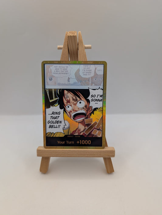 One Piece Gold DON!! OP15 Luffy Ring That Golden Bell Adventure On Kamis Island FRENLY BRICKS - Open 7 Days