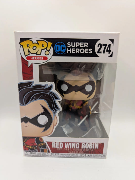 Funko Pop! DC Heroes Red Wing Robin #274 Vaulted! FRENLY BRICKS - Open 7 Days