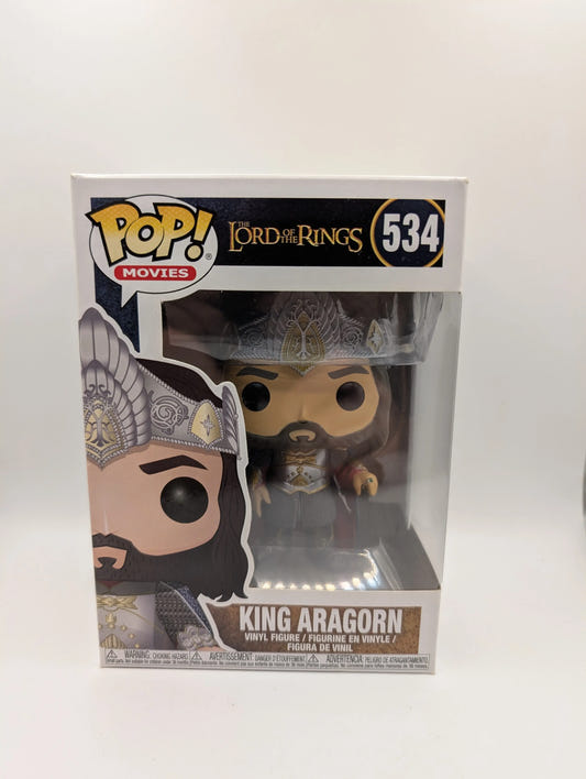King Aragorn - Lord of the Rings POP! Vinyl - No. 534 Funko FRENLY BRICKS - Open 7 Days