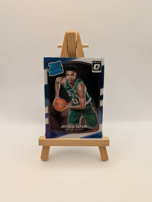 2017-18 PANINI DONRUSS OPTIC JAYSON TATUM RATED ROOKIE #198 RC BOSTON CELTICS FRENLY BRICKS - Open 7 Days