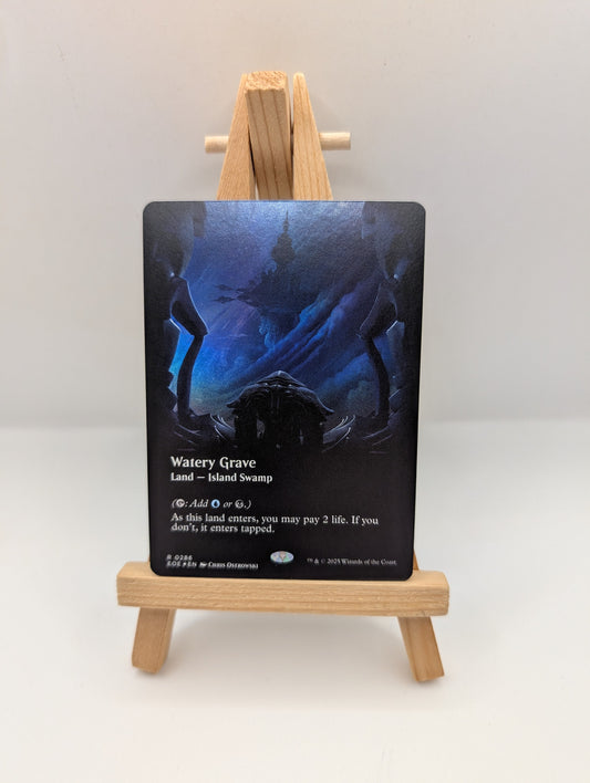 Watery Grave R 0286 EOE Borderless Foil Edge Of Eternities MTG FRENLY BRICKS - Open 7 Days