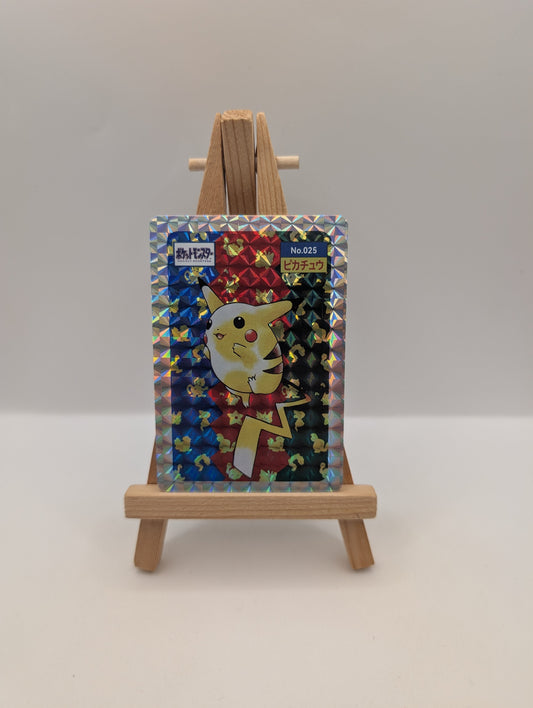 Pikachu No. 025 Prism Topsun Top Sun 1995 Pokemon Card Japanese FRENLY BRICKS - Open 7 Days