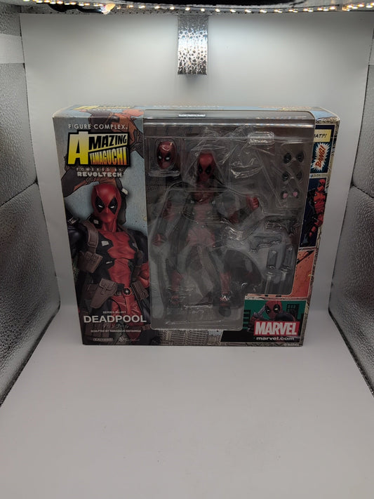 Amazing Yamaguchi No.001 Deadpool Figure - KAIYODO Japan broken seal FRENLY BRICKS - Open 7 Days