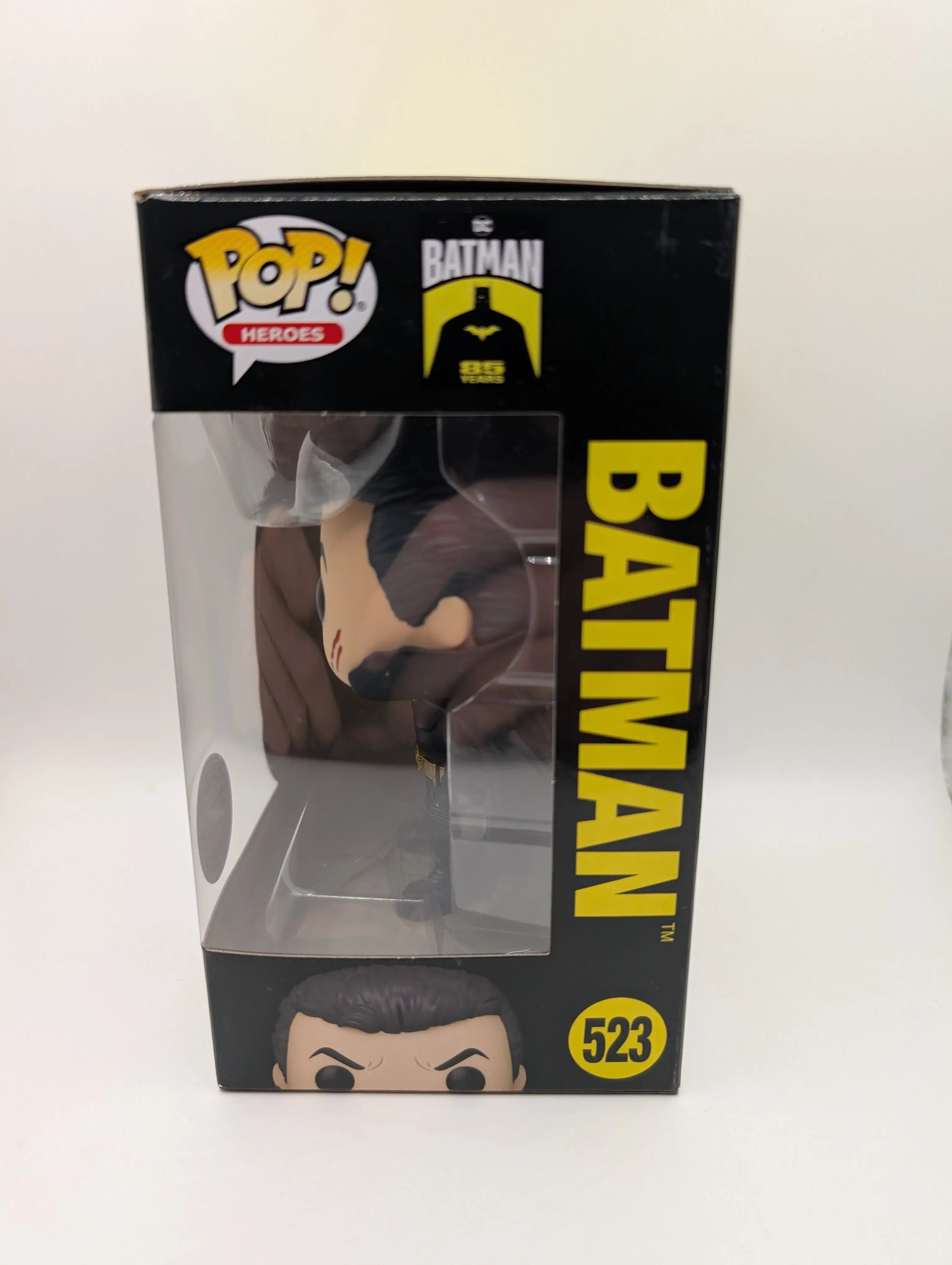 Batman - Batman (Unmasked) 85th Anniversary Pop! Vinyl Figure (RS) #523 FRENLY BRICKS - Open 7 Days
