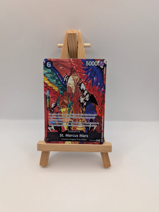One Piece TCG OP13-091 St. Marcus Mars Alternative Art English Full Art FRENLY BRICKS - Open 7 Days