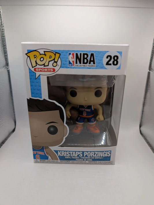 KRISTAPS PORZINGIS Pop Vinyl 28 FUNKO NBA NEW YORK KNICKS FRENLY BRICKS - Open 7 Days