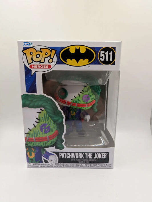 DC Comics - Patchwork The Joker Pop! Vinyl Figure #511 FRENLY BRICKS - Open 7 Days
