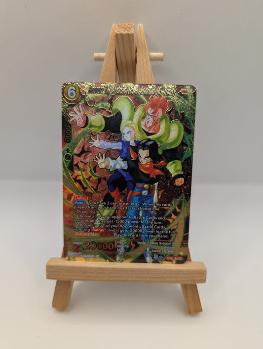 Dragon Ball Three Glorious Fighters Android 17, Android 18, & 16 BT30-143 CR FRENLY BRICKS - Open 7 Days