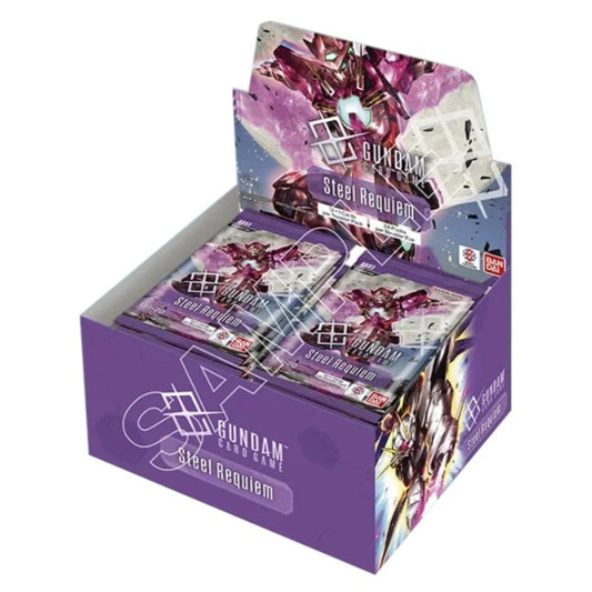 Gundam Card Game: Steel Requiem GD03 Booster Box NEW FRENLY BRICKS - Open 7 Days