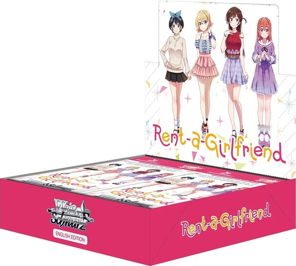 Rent a girlfriend hotsell 4 booster box bundle