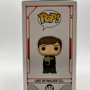 Funko POP! Star Wars Luke Skywalker With Grogu #482 - Vinyl Collectable FRENLY BRICKS - Open 7 Days