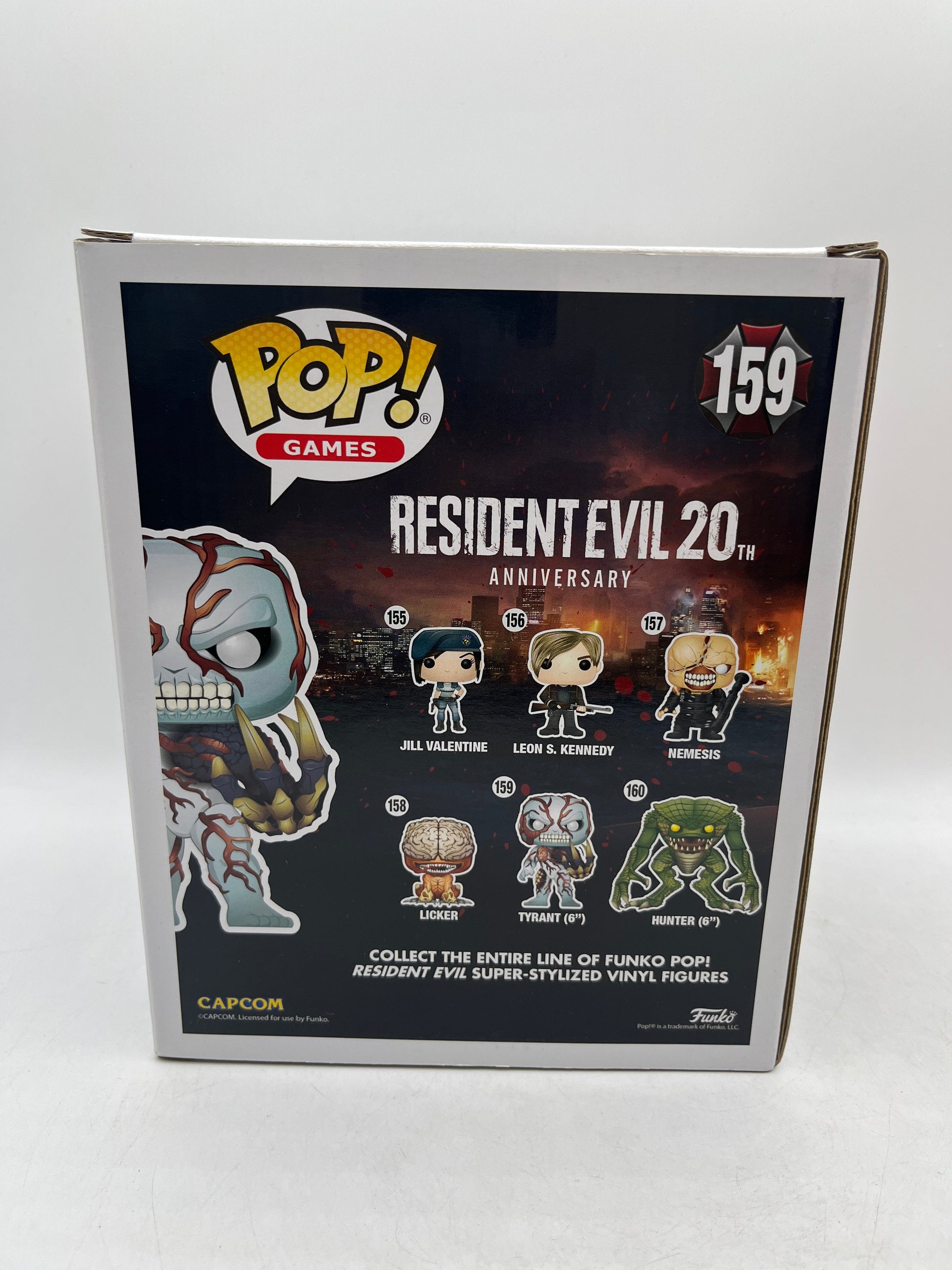Pop! Funko Tyrant #159 Resident Evil 6" Glow In The Dark Exclusive Vaulted FRENLY BRICKS - Open 7 Days