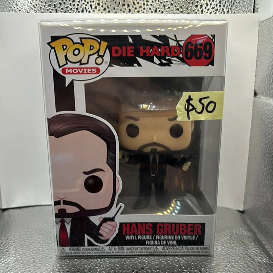 Funko Pop! Die Hard #669 Hans Gruber (Gun) Vaulted - FRENLY BRICKS - Open 7 Days