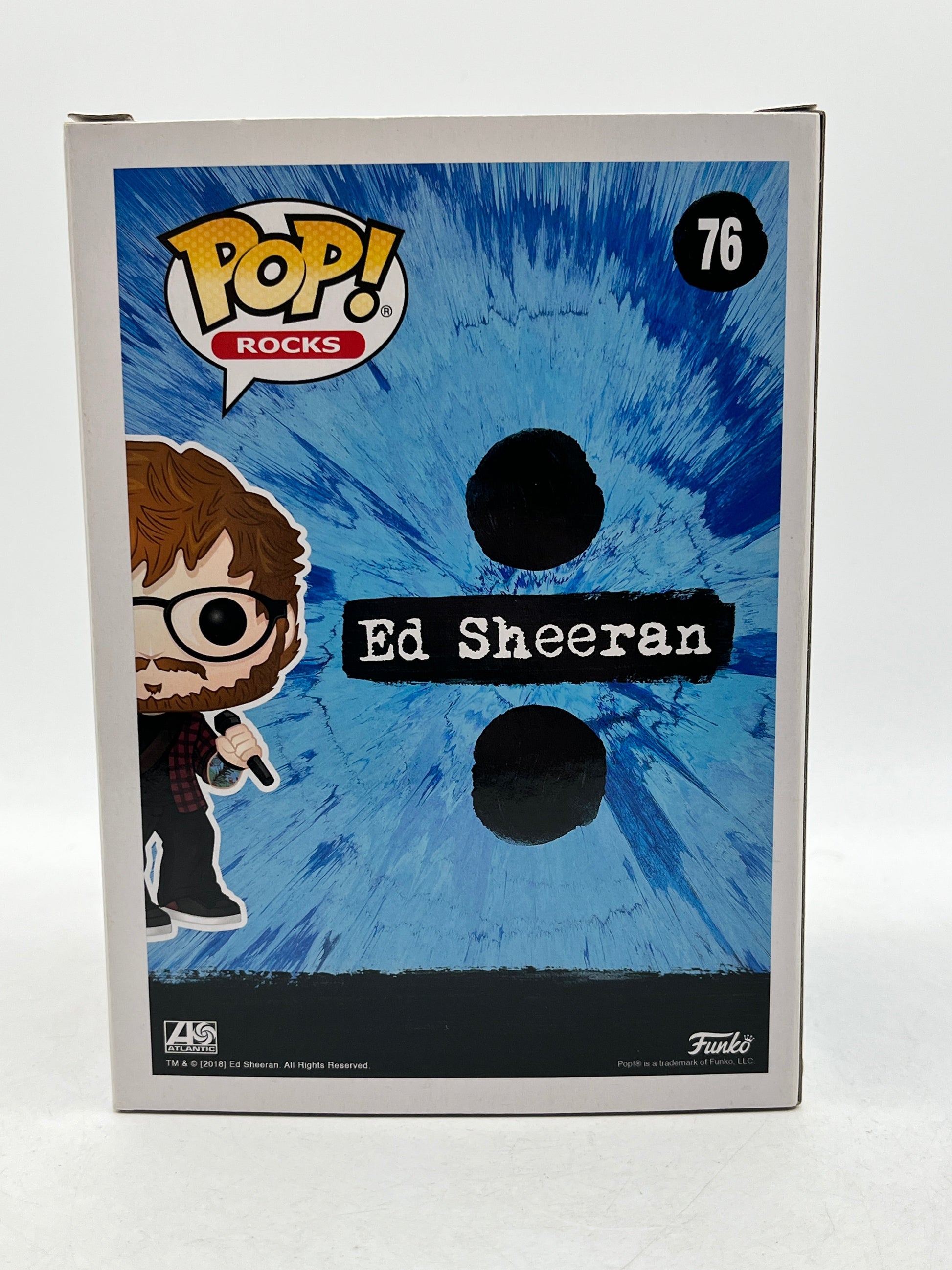 Funko POP! Rocks Ed Sheeran - #76 Ed Sheeran - Vinyl Collectable FRENLY BRICKS - Open 7 Days