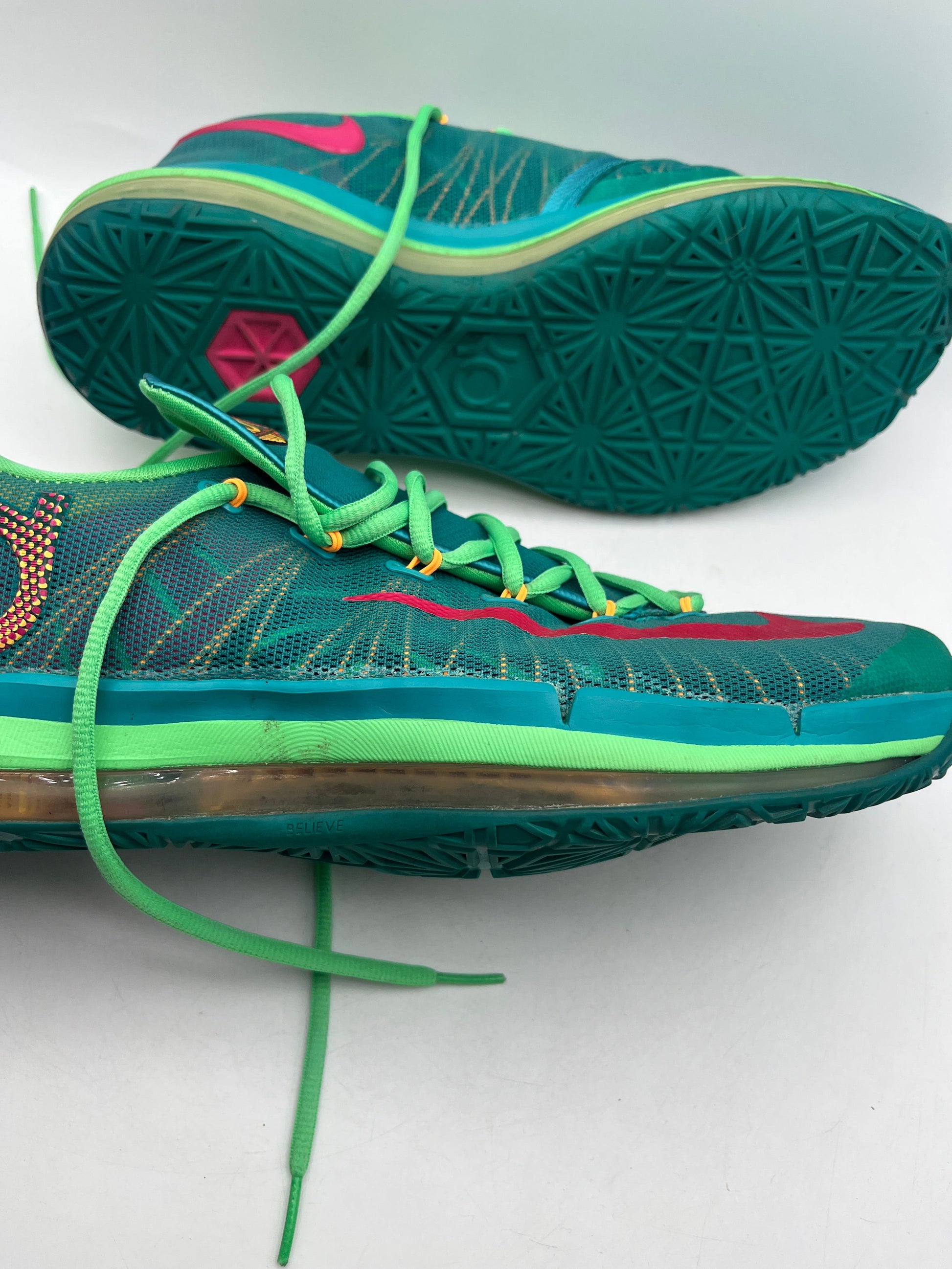 Nike Men's KD 6 Elite Hero Pack Turbo Green Basketball Shoes Size 11 FRENLY BRICKS - Open 7 Days