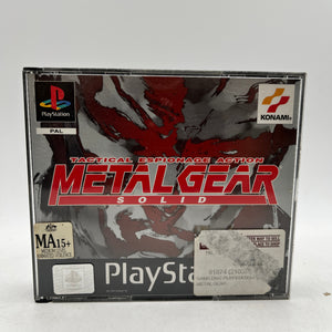 Metal Gear Solid - Sony Playstation 1 / PS1 Game - Missing Disc 2- No Demo - PAL FRENLY BRICKS - Open 7 Days