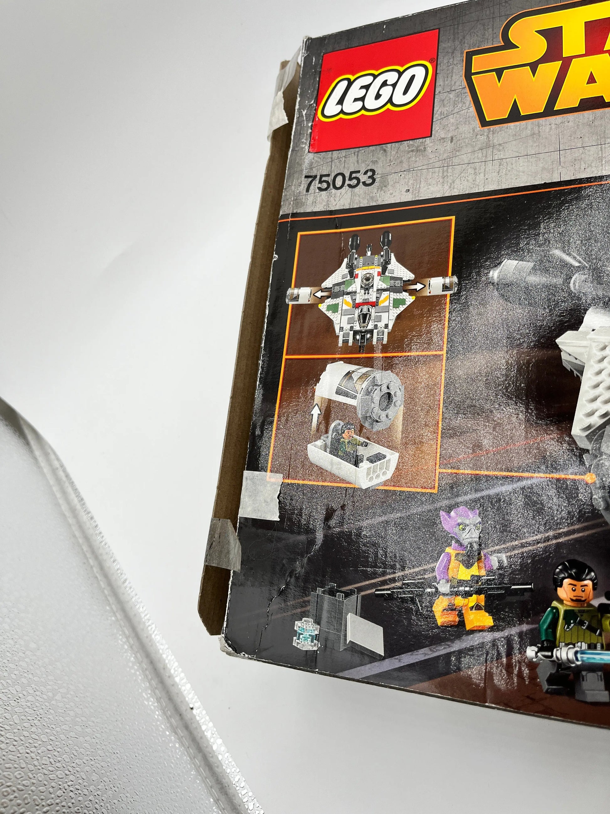 Lego Star Wars Rebels 75053 The Ghost - Not Sealed + 75048 The Phantom - Sealed Black Hair Kanan Jarrus FRENLY BRICKS - Open 7 Days