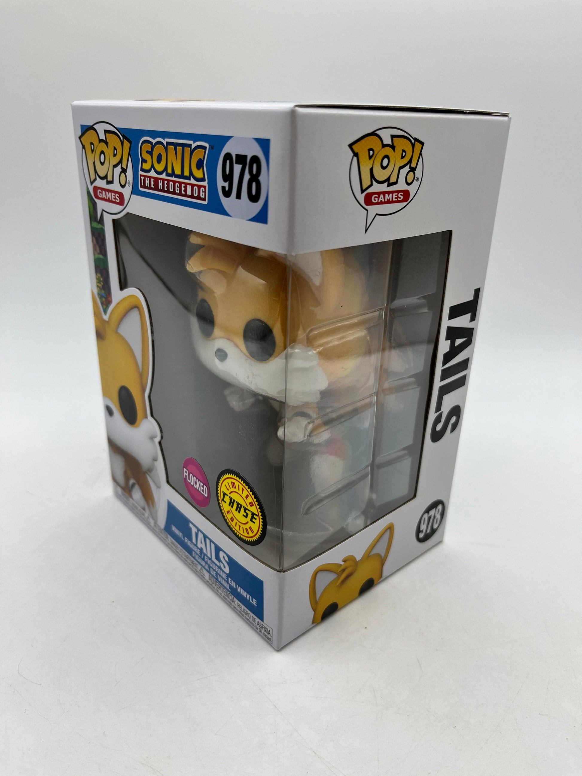Funko POP! Games Sonic The Hedgehog - Tails #978 - Flocked Chase Limited Edition FRENLY BRICKS - Open 7 Days