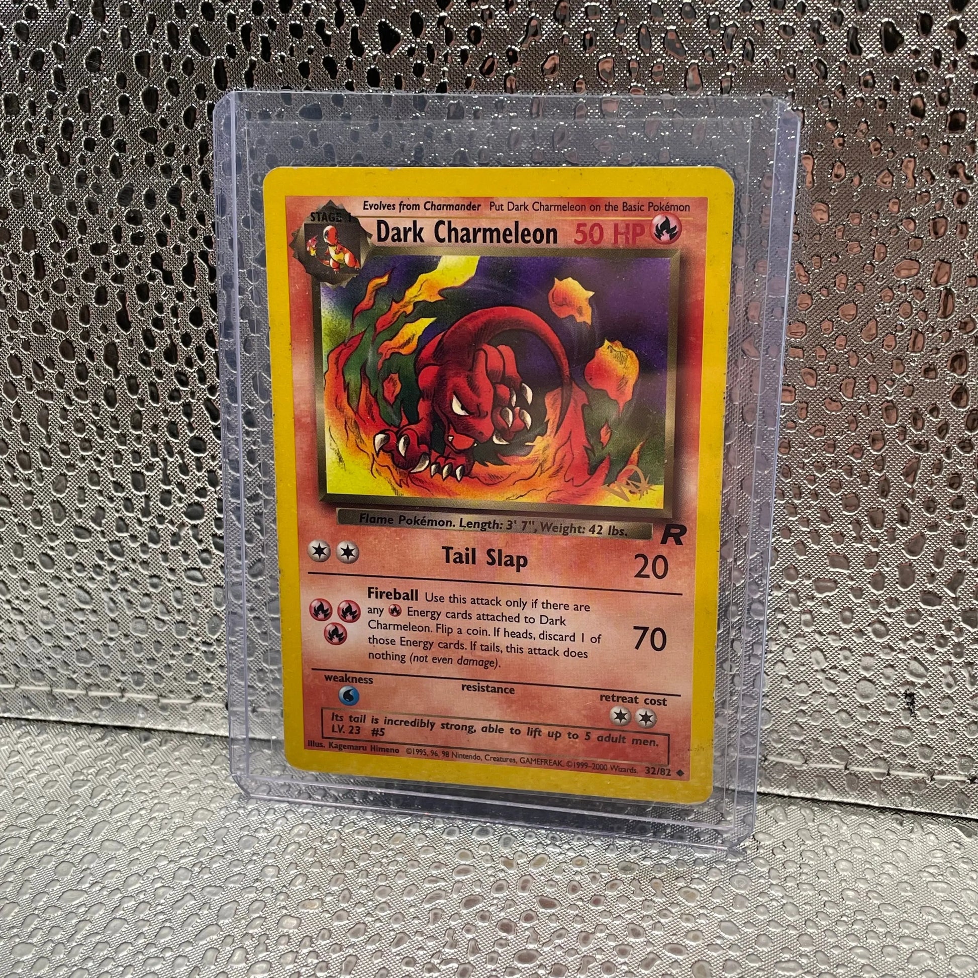 Pokemon TCG Dark Charmeleon 32/82 Team Rocket Set Gold W Stamp Promo LP FRENLY BRICKS - Open 7 Days